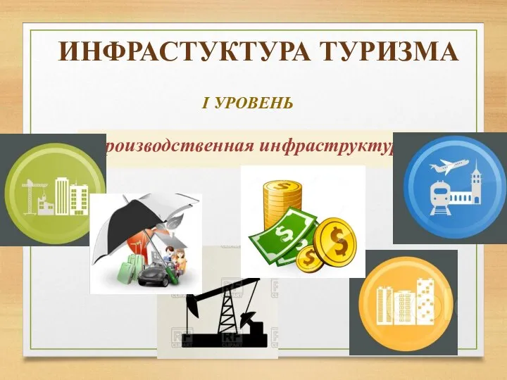 ИНФРАСТУКТУРА ТУРИЗМА - производственная инфраструктура I УРОВЕНЬ