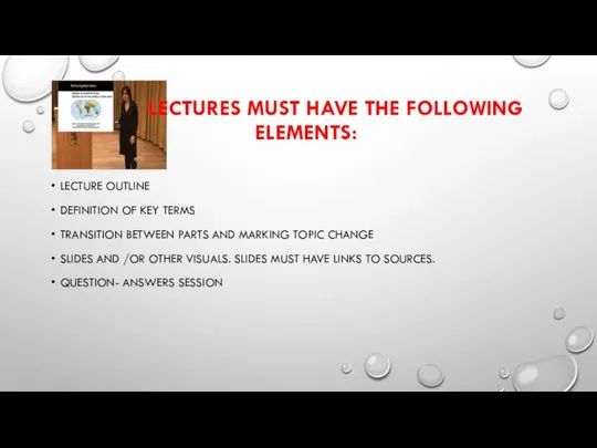LECTURE AIMS LECTURE OUTLINE DEFINITION OF KEY TERMS TRANSITION BETWEEN PARTS