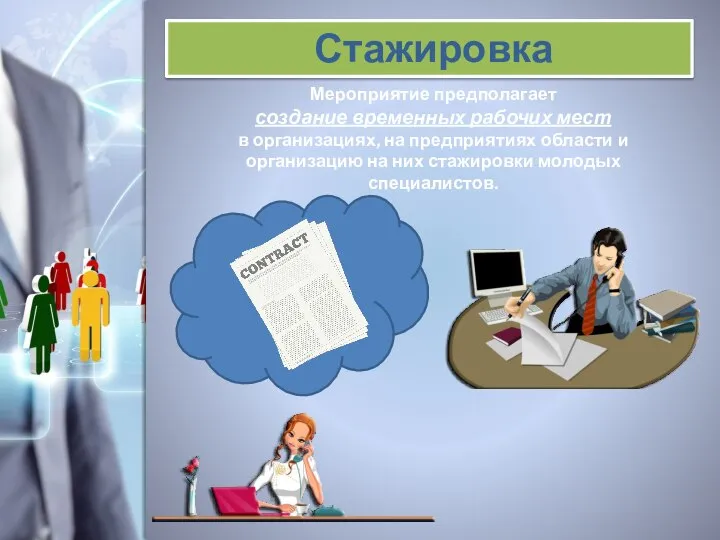 Мероприятие предполагает создание временных рабочих мест в организациях, на предприятиях области