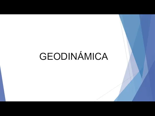 GEODINÁMICA