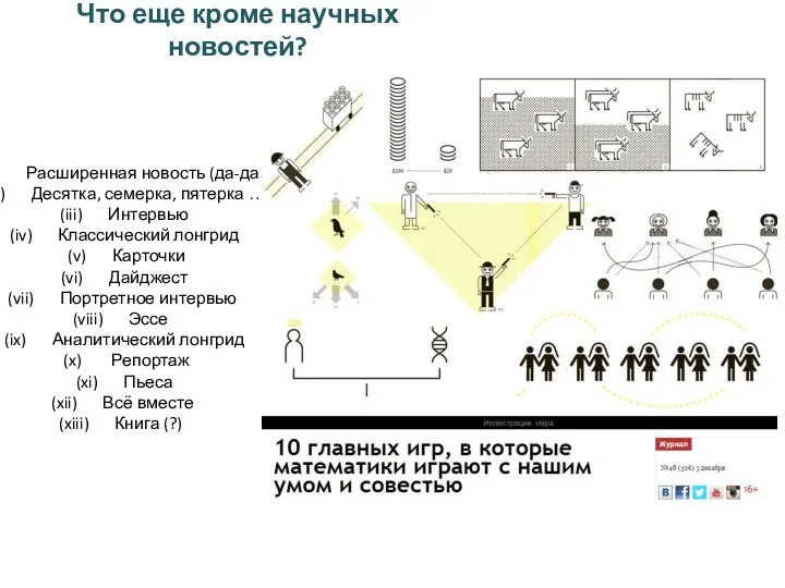 Что еще кроме научных новостей? Расширенная новость (да-да!) Десятка, семерка, пятерка