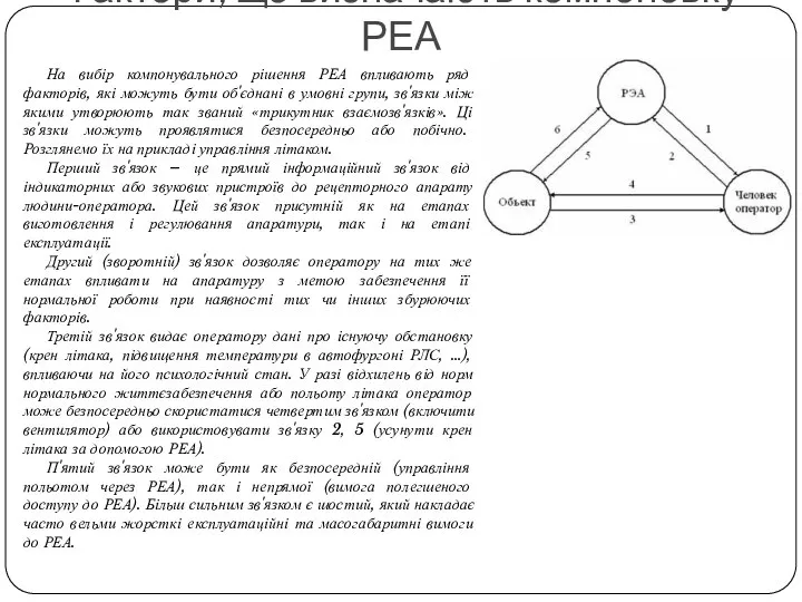 Фактори, що визначають компоновку РЕА На вибір компонувального рішення РЕА впливають