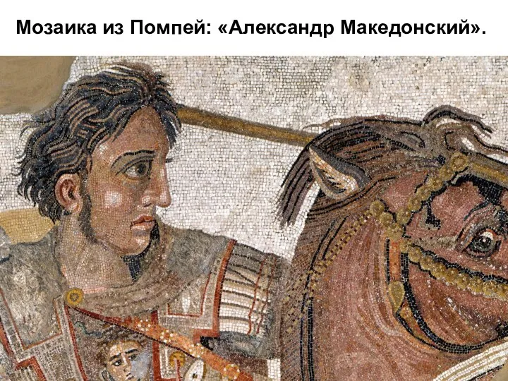 Мозаика из Помпей: «Александр Македонский».