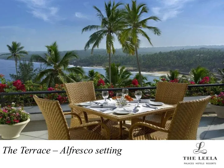 The Terrace – Alfresco setting