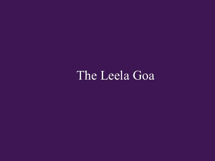 The Leela Goa