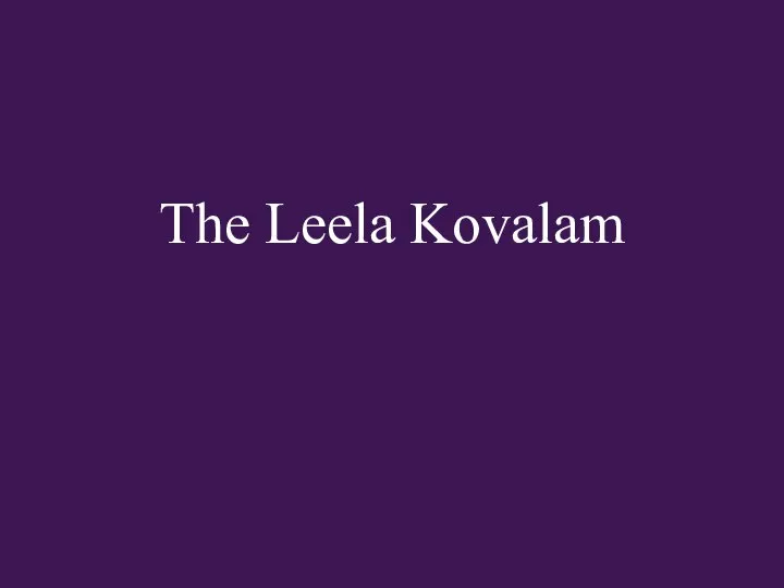 The Leela Kovalam