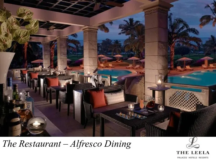 The Restaurant – Alfresco Dining