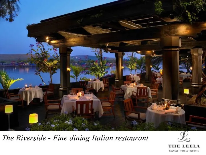 The Riverside - Fine dining Italian restaurant