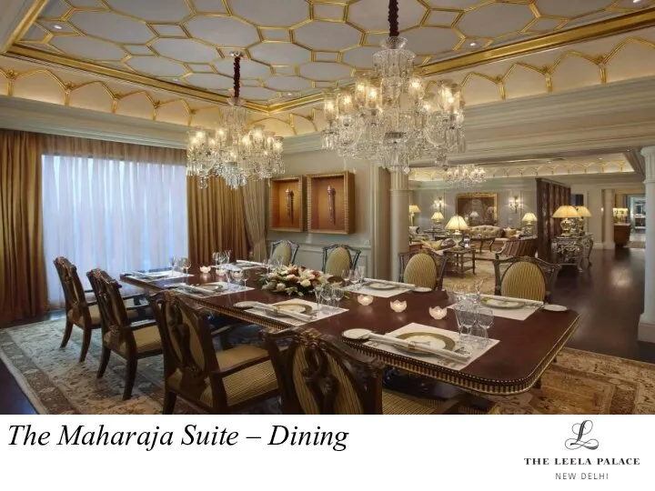 The Maharaja Suite – Dining