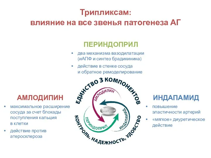 ПЕРИНДОПРИЛ два механизма вазодилатации (иАПФ и синтез брадикинина) действие в стенке