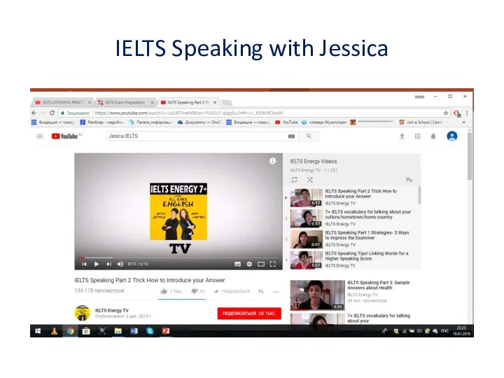 IELTS Speaking with Jessica