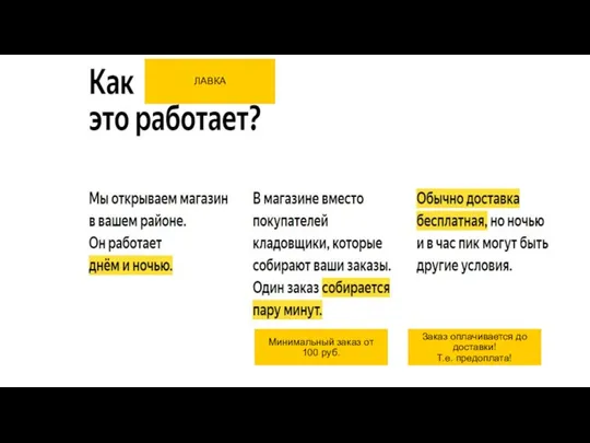 Минимальный заказ от 100 руб. Заказ оплачивается до доставки! Т.е. предоплата! ЛАВКА