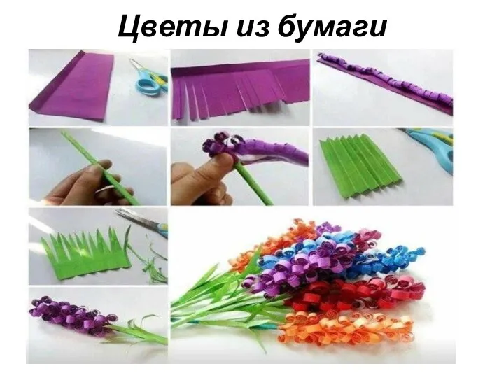 Цветы из бумаги