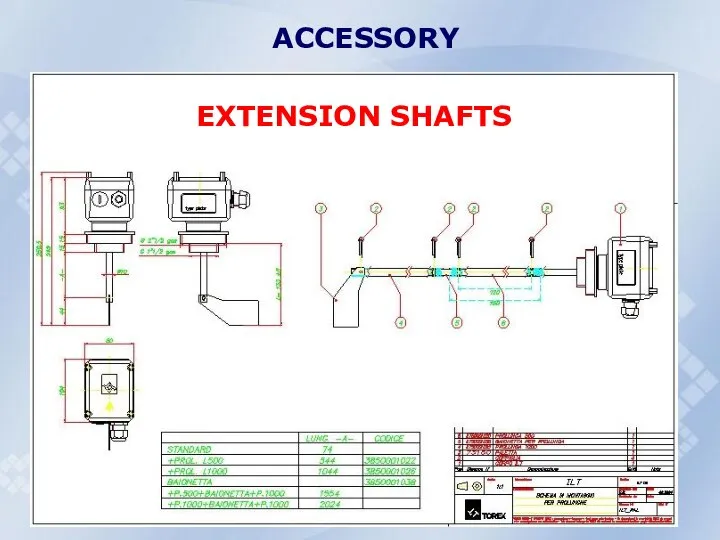 ACCESSORY EXTENSION SHAFTS