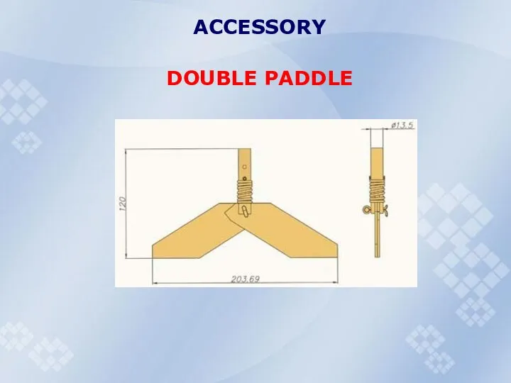DOUBLE PADDLE ACCESSORY