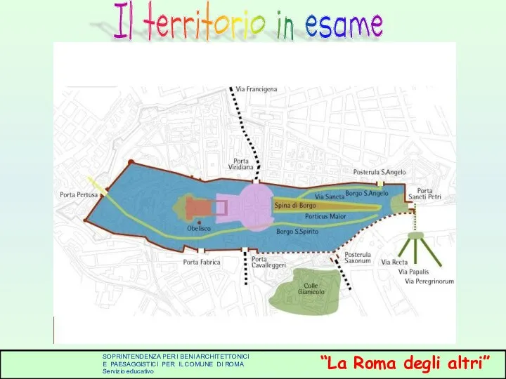 Il territorio in esame