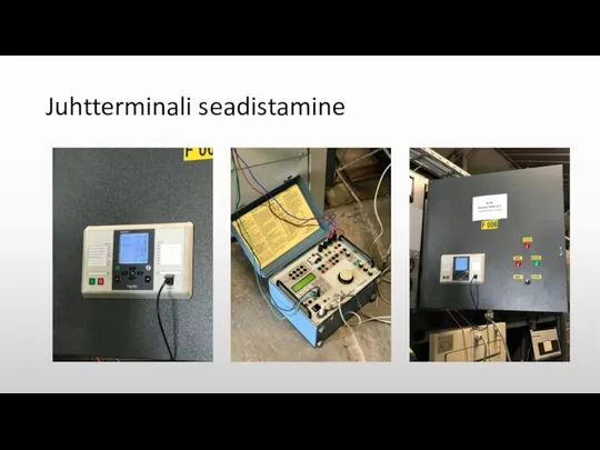 Juhtterminali seadistamine