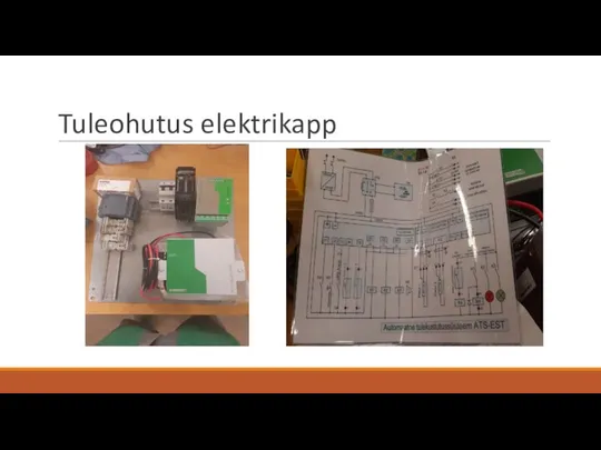 Tuleohutus elektrikapp