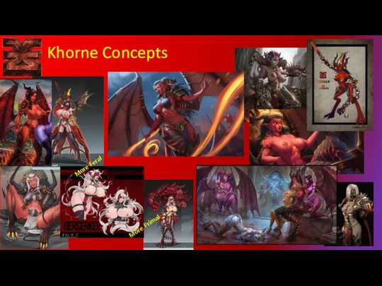 Khorne Concepts More Feral More Primal