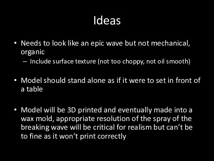 Ideas Needs to look like an epic wave but not mechanical,