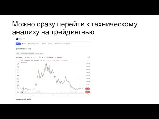 Можно сразу перейти к техническому анализу на трейдингвью