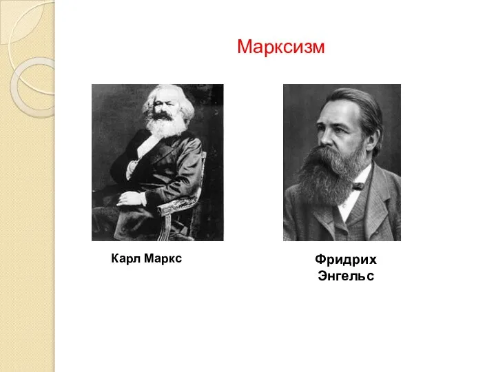 Марксизм Карл Маркс Фридрих Энгельс
