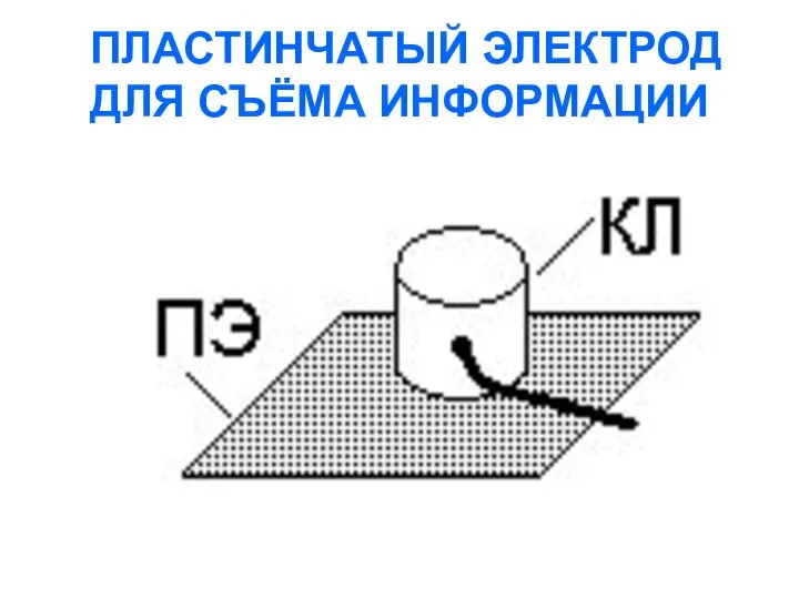 ПЛАСТИНЧАТЫЙ ЭЛЕКТРОД ДЛЯ СЪЁМА ИНФОРМАЦИИ