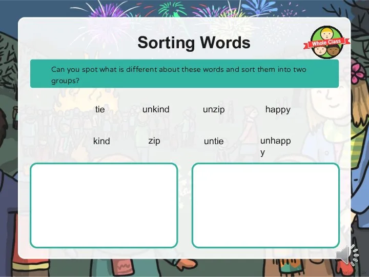 Sorting Words Can you spot what is different about these words