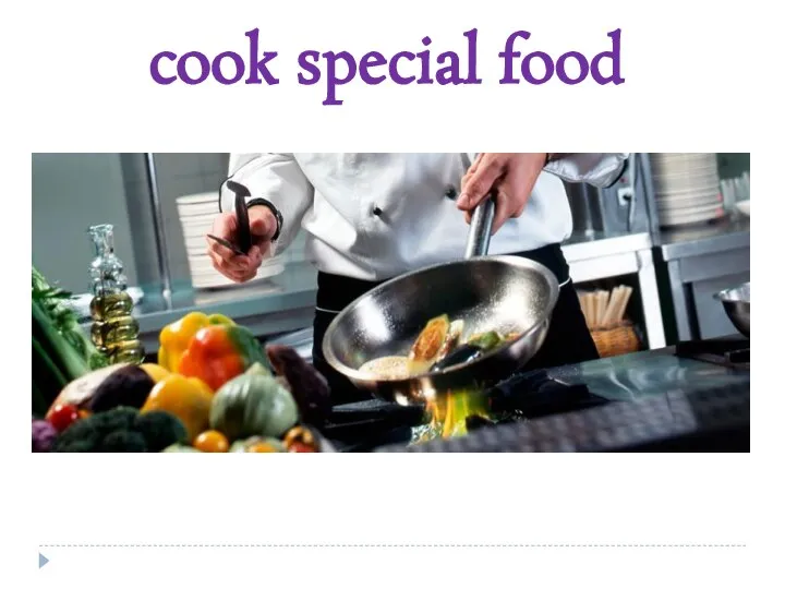 cook special food