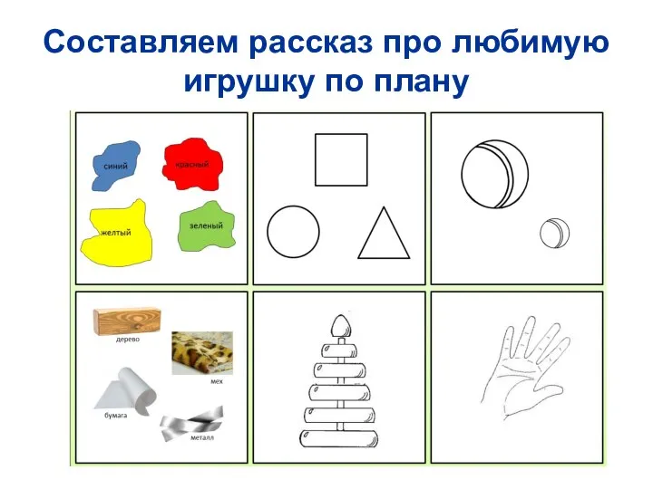 Составляем рассказ про любимую игрушку по плану