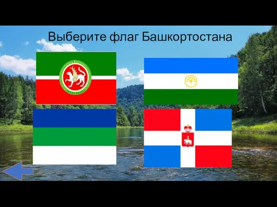 Выберите флаг Башкортостана