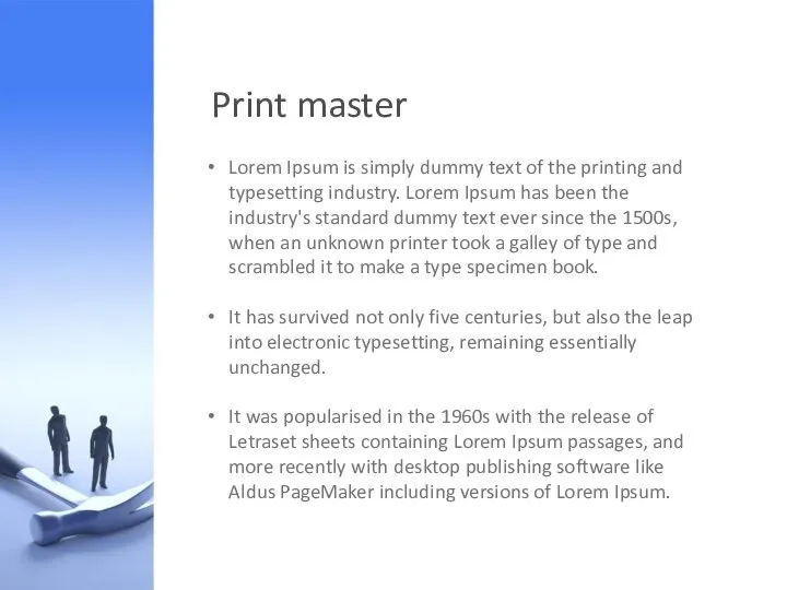 Print master Lorem Ipsum is simply dummy text of the printing