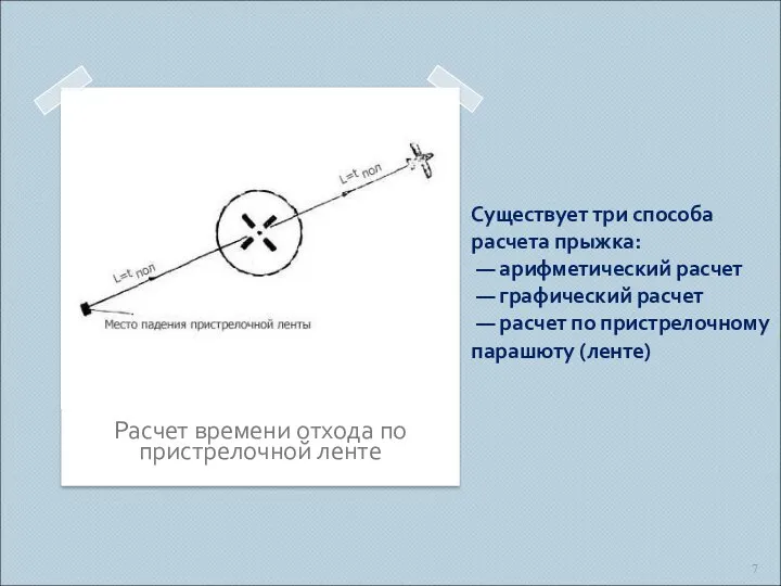 Существует три способа расчета прыжка: — арифметический расчет — графический расчет