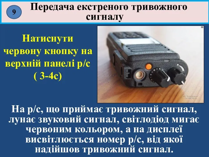 Натиснути червону кнопку на верхній панелі р/с ( 3-4с) На р/с,