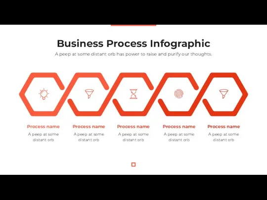 Business Process Infographic A peep at some distant orb has power