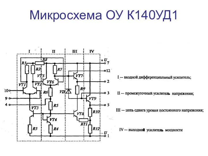 Микросхема ОУ К140УД1