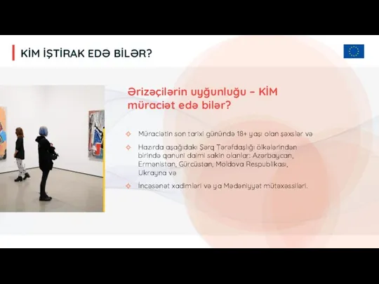 Ərizəçilərin uyğunluğu – KİM müraciət edə bilər? Müraciətin son tarixi günündə