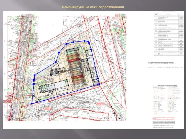 Демонтируемые сети водоотведения