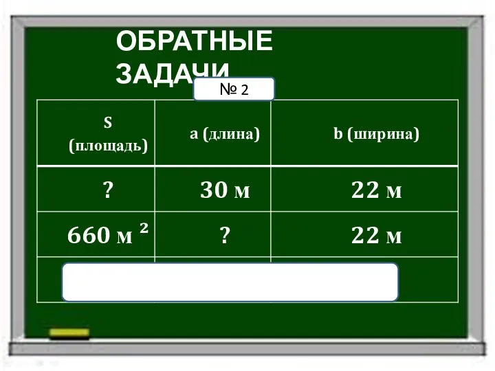 ОБРАТНЫЕ ЗАДАЧИ № 2