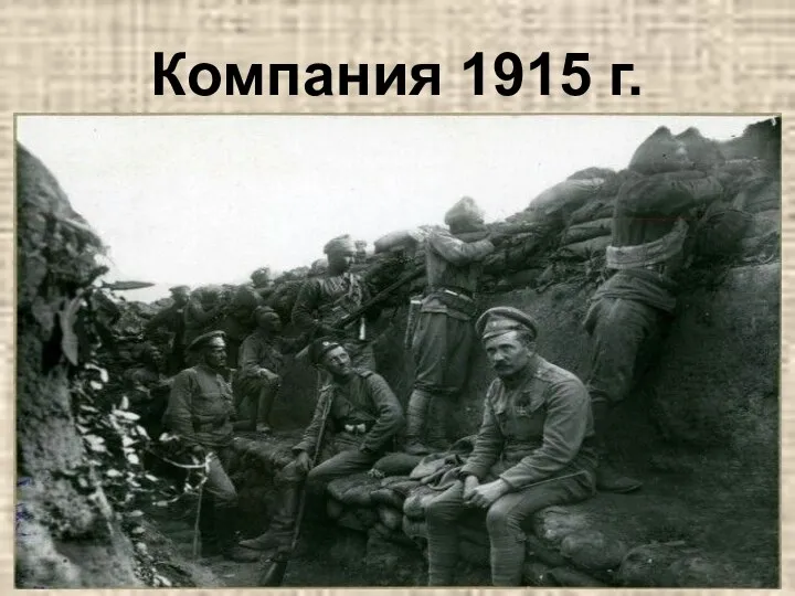 Компания 1915 г.