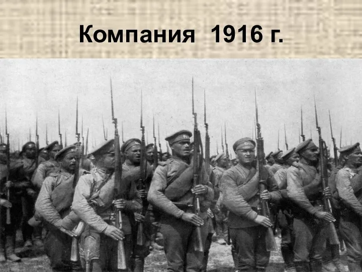 Компания 1916 г.