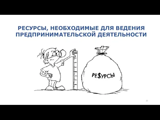 РЕСУРСЫ, НЕОБХОДИМЫЕ ДЛЯ ВЕДЕНИЯ ПРЕДПРИНИМАТЕЛЬСКОЙ ДЕЯТЕЛЬНОСТИ