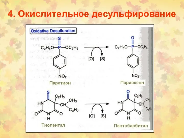 4. Окислительное десульфирование