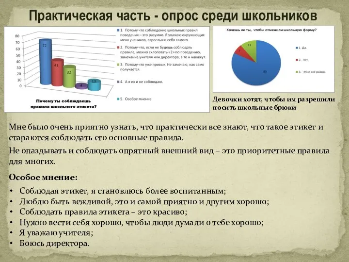 Мне было очень приятно узнать, что практически все знают, что такое