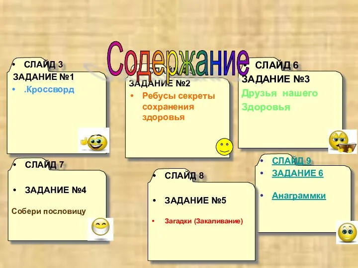 СЛАЙД 7 ЗАДАНИЕ №4 Собери пословицу СЛАЙД 6 ЗАДАНИЕ №3 Друзья