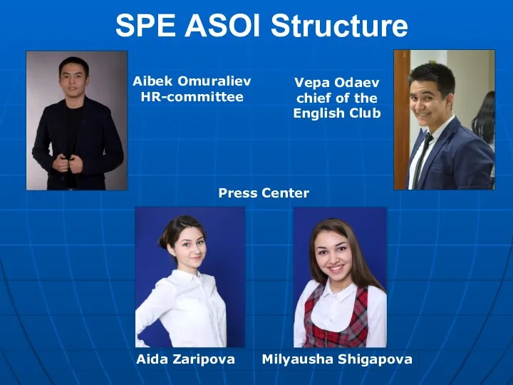 SPE ASOI Structure Aibek Omuraliev HR-committee