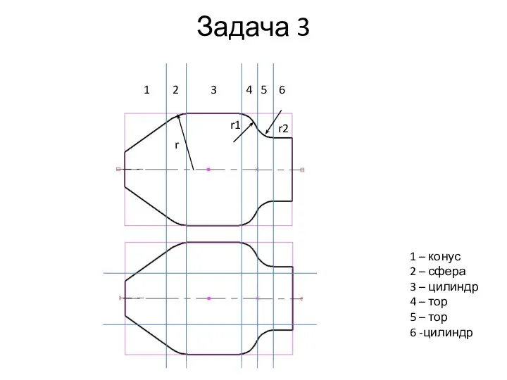 Задача 3 11 1 2 3 4 5 6 r r1