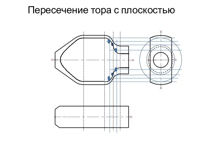 Пересечение тора с плоскостью