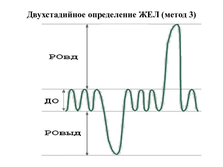 Двухстадийное определение ЖЕЛ (метод 3)