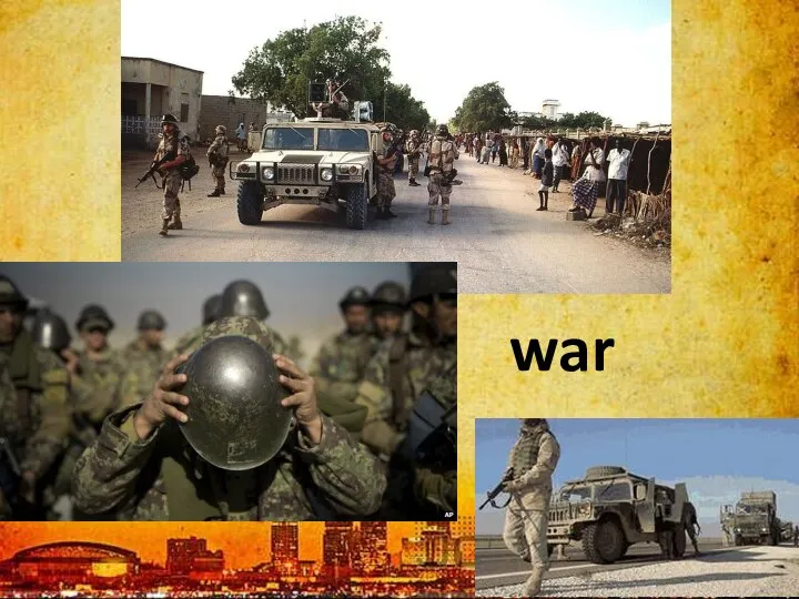 war